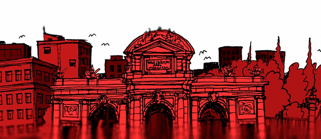 Al y Tum en Madrid meeting-point