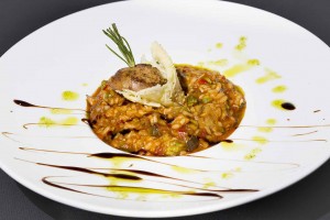 Risotto de boletus y foie con tosta ALTUM