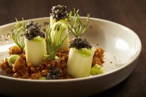 Puerro con caviar02