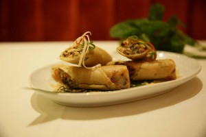 Foto 4 rollitos imperiales de shiitake